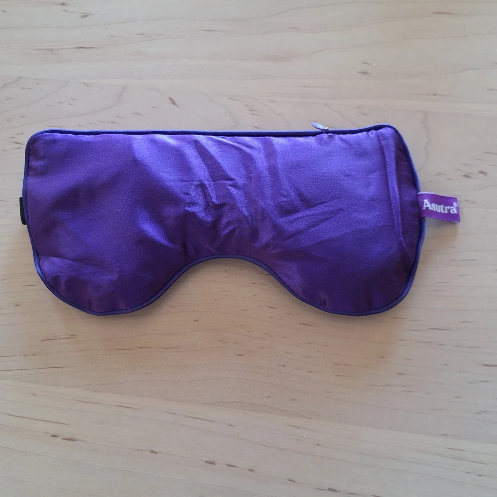 Purple Silk Eye Pillow